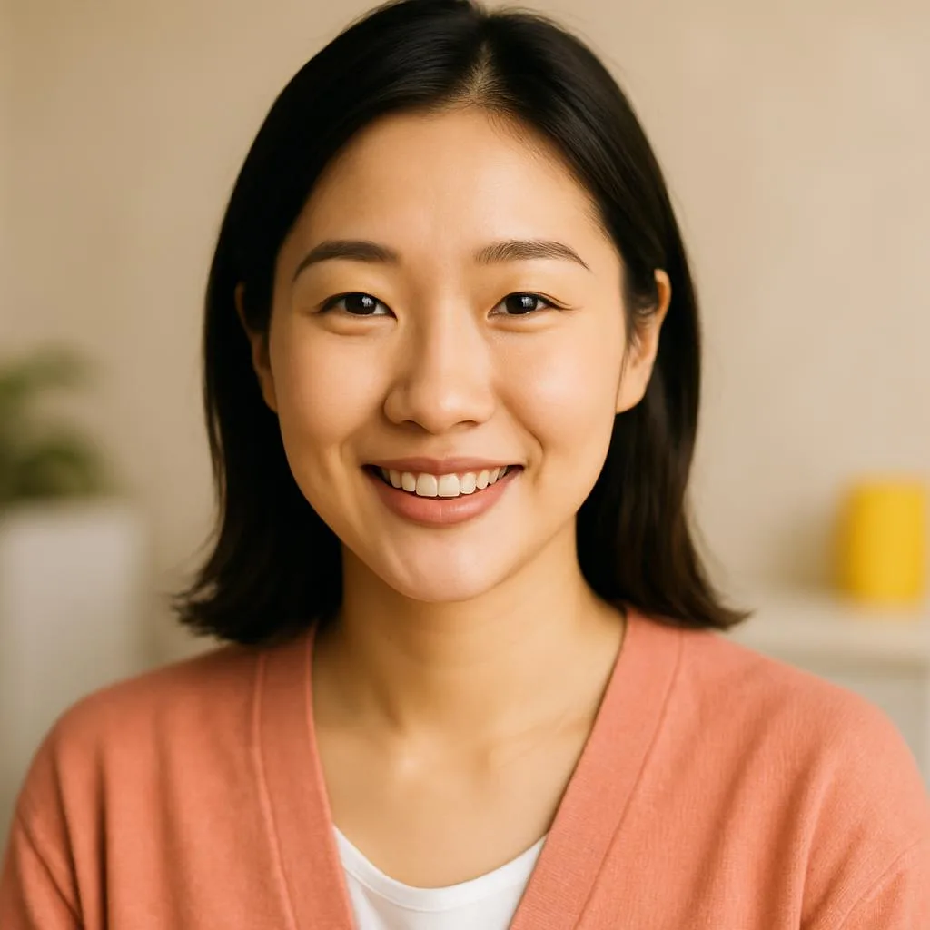 Portrait of a smiling beauty and living category seller